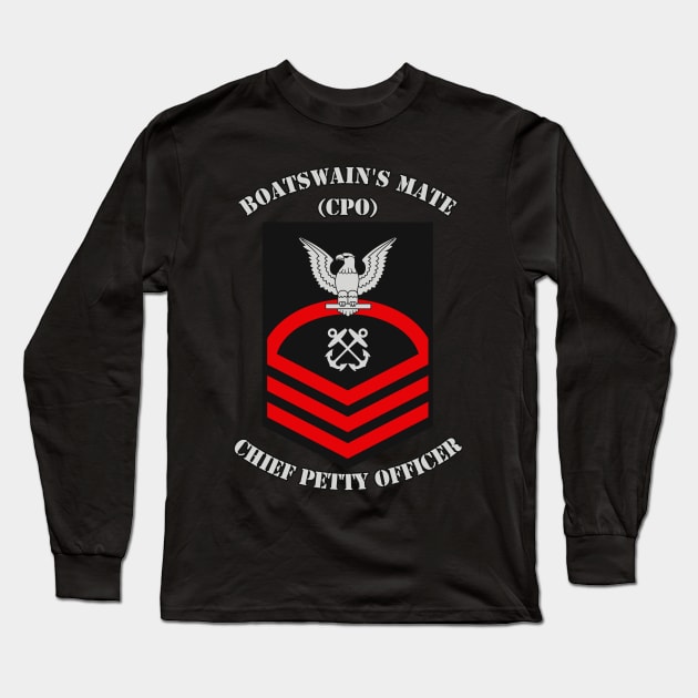 Chief Petty Officer Long Sleeve T-Shirt by MBK